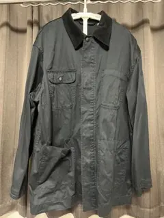 カバーオールジャケット XL コーデュロイ襟付き GUメンズ