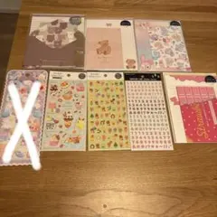 レトロレターセット　シール