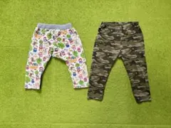 【美品】西松屋　ボトムス　デニム　パンツ　レギンス　2点セット 80cm 完売