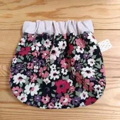ハンドメイド　バネ口ポーチ　小物ポーチ　花柄のサムネイル