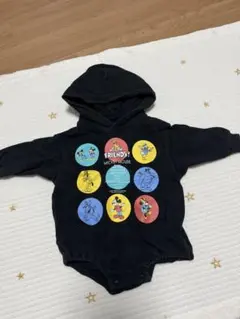 ミッキーマウス フード付きロンパース 70 BREEZE