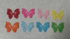 【さおりん様専用】蝶 チョウ バタフライ●モチーフ 刺繍 (36枚)