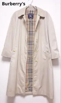 Burberry's ステンカラーコート　ノバチェック トレンチコート　ベージュ