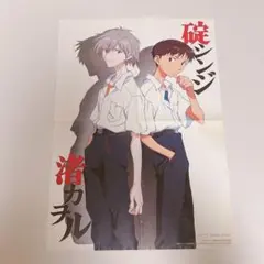 エヴァンゲリオン アニメージュ 限定 ポスター 碇シンジ 渚カヲル