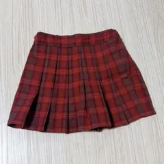ユニクロ　キュロット　チェック 110