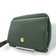 【美品】BARCOS バルコス 蛇腹財布 ポンテピッコラ グリーン