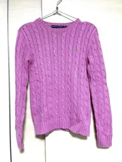 ★美品★レディース　ポロラルフローレン ケーブルニット