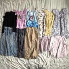 女の子 子供服 まとめ売り 11点 120cm H&M ディズニー プリンセス