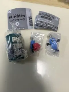 PUPPET SUNSUN コインケースとめじるしチャームセット