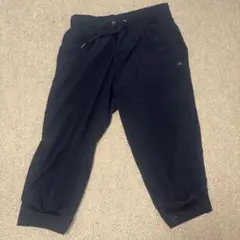 HUITIÈME ブラック クロップドパンツ