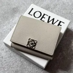 LOEWE アナグラム ビジネスカードホルダー 名刺入れ ライトゴースト