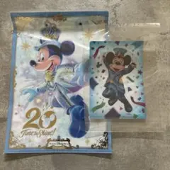 ミッキーマウス クリアファイル 20周年 35周年