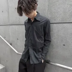 agnes b. homme アニエスベーオム ドット柄 長袖シャツ