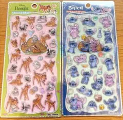 正規品⭐︎プチドロップステッカー⭐︎ディズニー⭐︎バンビ　スティッチ