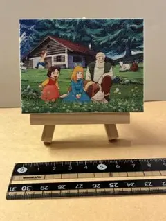 アルプスの少女ハイジ　ミニキャンバス風　絵飾りのサムネイル