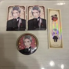 刀剣乱舞　祝装ver 特典ステッカー 缶バッジ 白山吉光、日向正宗、静形 刀剣乱舞 祝装ver 特典ステッカー 缶バッジ 白山吉光、日向正宗、静形