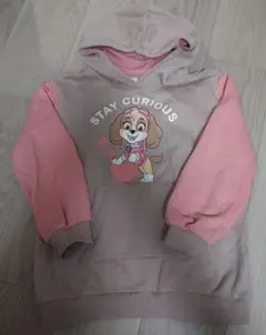 H&M　パウ・パトロール　パーカー STAY CURIOUS ピンク