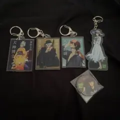 文豪ストレイドッグス 角川文庫コラボ アクリルキーホルダー/A 3点