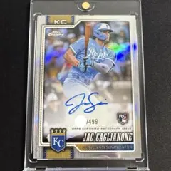 Topps Chrome card Jac Caglianone直筆サインカード