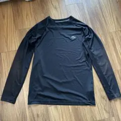 LACOSTE ブラック 長袖 Tシャツ SLIM FIT