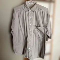 1/2迄　AURALEE ベージュ 半袖シャツ サイズ3