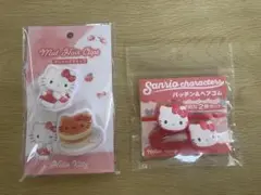 ハロー キティ へア アクセ サリー ヘア クリップ パッチン & ヘアゴム ②