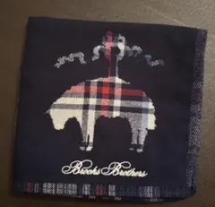 Brooks Brothers ハンカチ ネイビー チェックのサムネイル