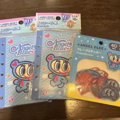 新品　 エンジェルブルー　 シール帳　 フレークステッカー　 セリア