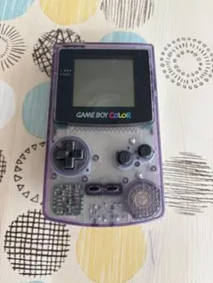ゲームボーイカラー クリアパープル 本体　ジャンク品