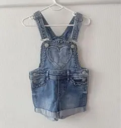 h&m ハート　デニムサロペット