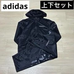 adidas neoビッグロゴ　トラックフーデッドジャケット　パンツ　上下セット