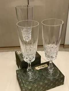 クリスタルガラス ワイングラス 3個セット