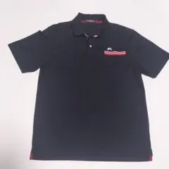 kasco メンズ ポロシャツ ブラックLLのサムネイル