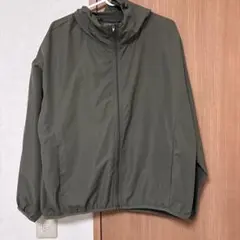 カーキ ジップアップ マウンテンパーカー