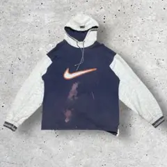 オ*チ様 雰囲気最高　70s nike オレンジ　スウォッシ　2トーン　パーカー 雰囲気最高 70s nike オレンジ スウォッシ 2トーン パーカー 襤褸