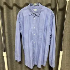 a*a様 ZARA 青 ストライプ 長袖シャツ M