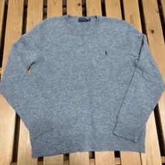 POLO RALPH LAURENニットＬグレー