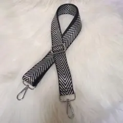 ショルダーストラップ ベルト ヘリンボーン ストライプ 付け替え DIY バッグ