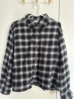 ユニクロ　フランネルボクシーシャツ　XL