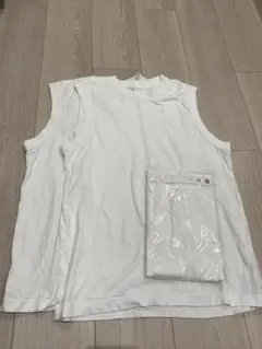 【ユニクロ】メンズ コットン ノースリーブTシャツ Mサイズ3枚セット