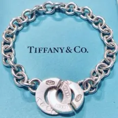 希少　Tiffany & Co. ダブルサークルクラスプ　ブレスレット 925のサムネイル