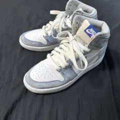 Nike GS Air Jordan 1 High OGホワイト/ブルーのサムネイル