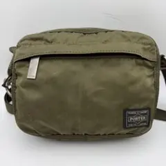 人気✨PORTER ポーター フレーム ショルダーバッグ カーキ ナイロン
