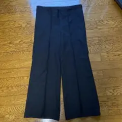 古着　メンズ　スラックス　ブラック　フレアスラックス