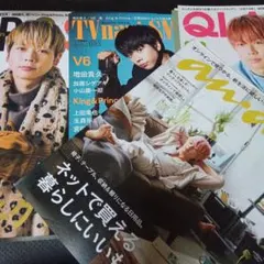 増田貴久（NEWS）雑誌切り抜き表紙4冊分+おまけ17枚