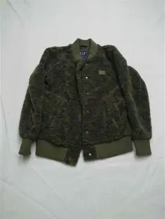 ◎ギャップ ボアジャケット XXSサイズ カーキ系 メンズ アウター