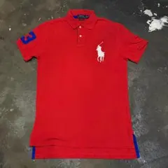 00s POLO RALPH LAUREN ビッグポニー 半袖鹿の子ポロシャツM