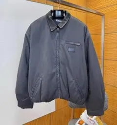 Acne Studios ダークグレー ジップアップジャケット Acne Studios - ロゴジッパージャケット - ブラック