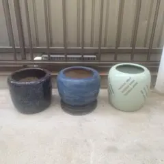 火鉢　古美術　骨董品　蔵出し　古民家　ビンテージ　レトロ 3個 バラ売りの値段のサムネイル