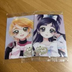 プリキュア ウエハース カードHR キュアブラック キュアホワイト